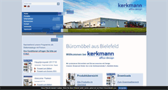 Desktop Screenshot of kerkmann-bueromoebel.de